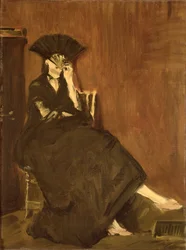 Berthe Morisot with a Fan